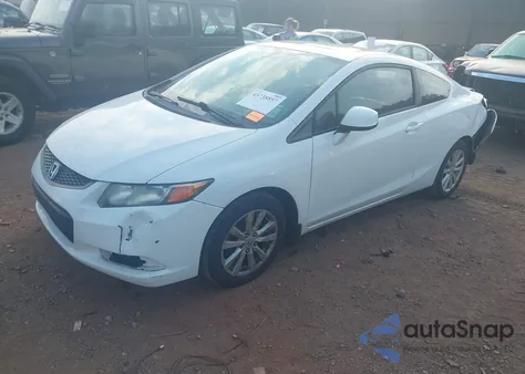 2012 Honda Civic Ex-L z USA, uszkodzony, nr VIN 2HGFG3B18CH535804
